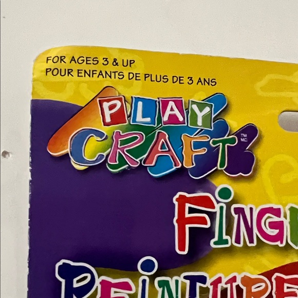 Play craft Neon Finger washable Paints Set 4 - Picture 2 of 3